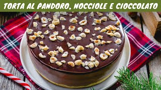 Torta al pandoro nocciole e cioccolato [upl. by Oilalue]