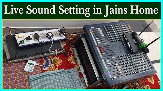 Jains Grah Pravesh Sound Setting  Ahuja Sound Setup  Best Sound Setting in Jains Home [upl. by Cinda]