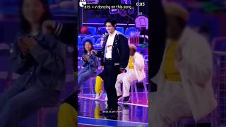 BTC V Dancing on this songtrendingsong ytshorts btsshorts [upl. by Joelie]