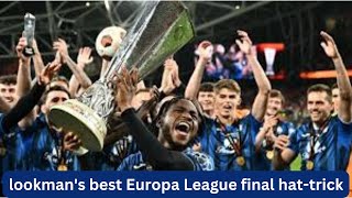 Ademola lookman vs Leverkusen best Europa League final hat trick [upl. by Lectra]