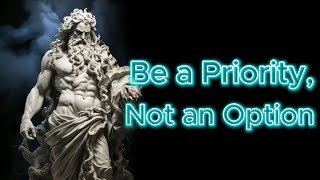 Stop Being an Option How to Make Yourself a Priority 12 Stoic Principles [upl. by Enitselec948]