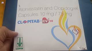 CLOPITABCV 10  CLOPITAB CV Capsules  Atorvastatin and Clopidogrel Capsules  CLOPITAB CV 10mg Cap [upl. by Desireah218]