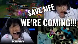 T1 vs BLG Final Fight in Game 5 Voice Comms [upl. by Aened23]