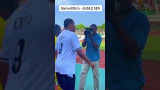 Samuel Etoo au jubilé dEmmanuel Adebayor [upl. by Burnie187]