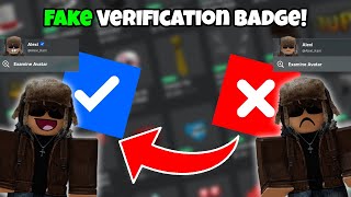 How to get VERIFIED on Roblox for FREE [upl. by Magbie857]