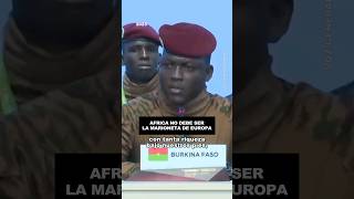 El joven líder de Burkina Faso intimida a Occidente africa europa colonialismo politica [upl. by Ardeahp287]