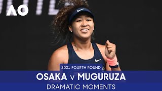 Naomi Osakas Titanic Comeback  Osaka v Muguruza  Australian Open 2021 Fourth Round [upl. by Larisa467]