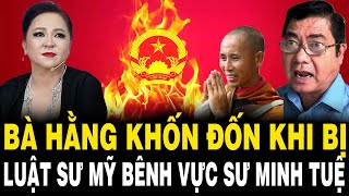 Bà Hằng KHỐN ĐỐN Khi Luật Sư Mỹ BÊNH VỰC Sư Minh Tuệ Đưa Ra Thách Thức ĐANH THÉP [upl. by Charteris457]