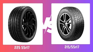 Tire Size 21555r17 vs 22555r17 [upl. by Warenne]