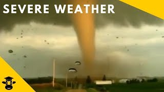 Compilation of severe weather  Tornado Hurricane Dust Storm Thunderstorm [upl. by Evie450]