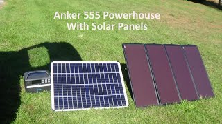 Anker 555 Powerhouse Review with Solar Panels [upl. by Aroved]