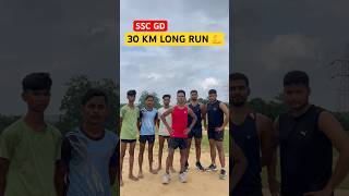 DAY06  SSC GD BEGINNER SERIES 🔥 🔥 LONG RUN 30KM sscgd longrun motivation runningtips [upl. by Allyce]