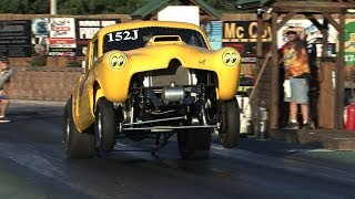 Old School GASSER and ALTERED Drag Racing [upl. by Ellertnom]