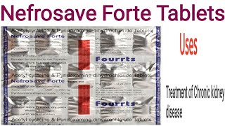 Nefrosave Forte Tablets uses in Hindi [upl. by Jahdol]