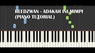 Reedzwan  Adakah Ini Mimpi Piano Tutorial [upl. by Yeoj]