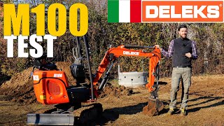 Miniescavatore compatto DELEKS® M100 La RECENSIONE di MattTheFarmerOfficial [upl. by Moriarty]