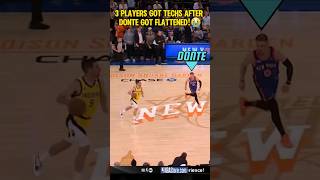 Knicks vs Pacers GOT HEATED after Donte got BULLDOZED😭 [upl. by Seessel]