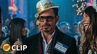 Tony Stark Meets Aldrich Killian Scene  Iron Man 3 2013 Movie Clip HD 4K [upl. by Ettelohcin]