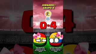 JORNADA 1 GRUPO A  CAMPEONATO SUDAMERICANO FEMENINO SUB17 2024 countryballs [upl. by Elleivad]