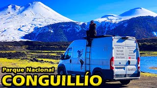 PARQUE NACIONAL CONGUILLÍO  Ruta en la Araucanía Andina en Camper VANLIFE CHILE Invierno  T1C29 [upl. by Harrus94]