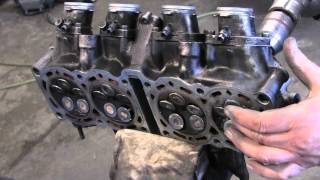 Yamaha FZR 1000 Hardening the Valves by TIG Stellite Welding [upl. by Asilim]