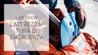 Cosa serve attrezzatura di emergenza – Tutorial 817 Italiano  LAB SNOW [upl. by Neelyar862]