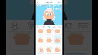 Making gojo in duolingo [upl. by Ejroj]