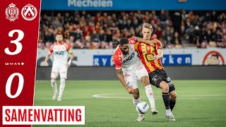 Speeldag 11  KV Mechelen  KV Kortrijk 30 [upl. by Anirtruc534]