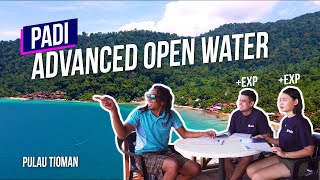 Pulau Tioman Diving Experience  taking the PADI Advanced Open Water Course in Tioman Island [upl. by Nedda]