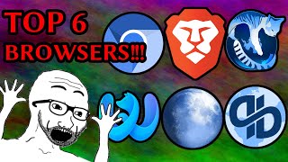 TOP 6 WEB BROWSERS 5 out of 6 are Blue [upl. by Yellat613]