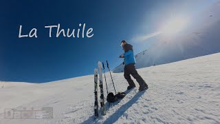 La Thuile Ski Trip Piste Drone Footage [upl. by Nonaihr307]