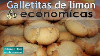 Galletitas de Limón Económicas y Rendidoras 🍋 Receta fácil  cocina casera [upl. by Imer]