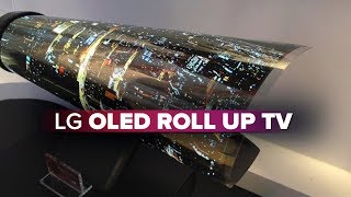 LG OLED TV rolls up like a piece of paper [upl. by Lillis]