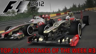 F1 2012 Overtakes Of The Week 3 Feat xMattyG1 [upl. by Bink]