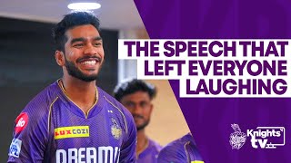 Venkatesh Iyer is all praises for his teammates  KnightsTV  TATA IPL 2024 [upl. by Rebme]