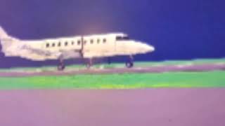 Footage Of Fairchild Swearingen Metroliner Takeoff After it stalled In a road [upl. by Sixel]