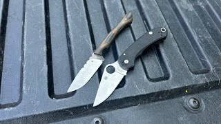 SUPER STEEL SHOWDOWN CPM S110V VS CPM S125V Northern Knifeworks StingerSpyderco Para 3 REVIEW [upl. by Iral]