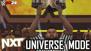 WWE2K24 UNIVERSE MODE 34 WALKA O TYTUŁ NXT [upl. by Settera]