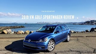 2019 VW Golf SportWagen Review  The Best Family Car Under 30k [upl. by Adrea]