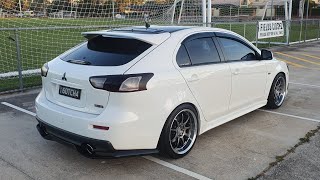 Lancer Ralliart Project Rear Diffuser Install  Nightshade Tailights [upl. by Naimaj227]