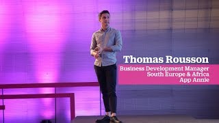 Taller App strategy Thomas Rousson Business Development Manager South Europe amp Africa App Annie [upl. by Ydnamron705]