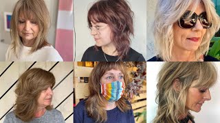 30 Modern Medium Shaggy Haircut Ideas For Women Over 60 Youthful Haircut Ideas luxuriant Promo [upl. by Addison]