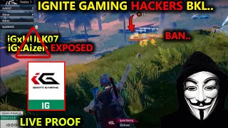 IGNITE GAMING EXPOSED for BRUTAL HCKING  Tutu Esp Proof SnehilopGaming  iGxHULK07 iGxAizen [upl. by Nurav]