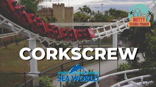 Corkscrew at Sea world Gold Coast [upl. by Earesed]