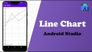 how to create line chart  MP Android Chart  Android Studio 2024 [upl. by Noynek]