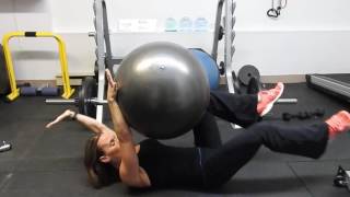 Stability Ball Dead Bug Holds [upl. by Hayton]