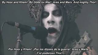 Behemoth Bartzabel LIVE subtitulada en español Lyrics [upl. by Akimit]