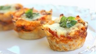 How to Make Lasagna Cupcakes Our New Favorite Appetizer [upl. by Nauqed]