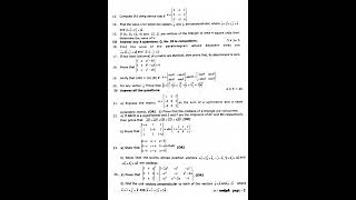 11th MathsSecond Mid Term Exam Question Paper Nov 2024 EM shorts Manimaths85 [upl. by Garretson329]