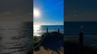 Nr Lyngby Denmark Beach Ocean Ambience  ASMR [upl. by Laeno]